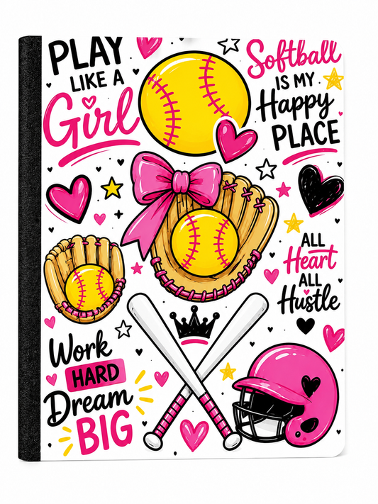 Softball Composition Book