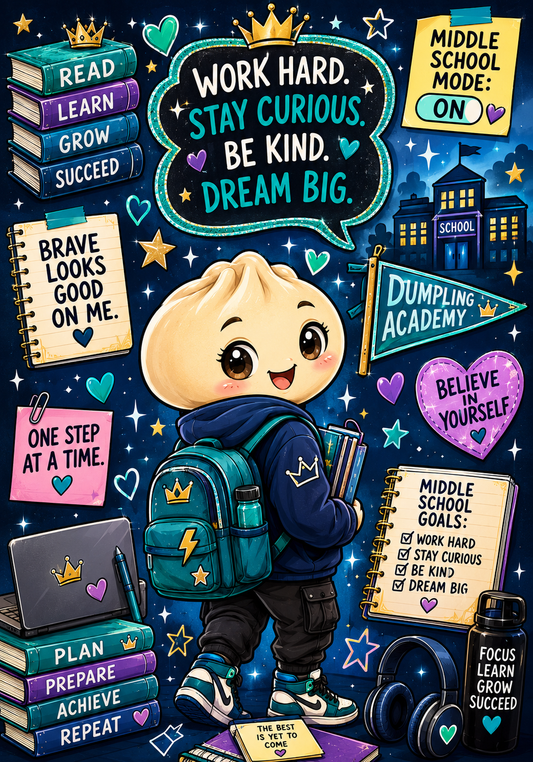 6th Grade Dumpling Academy Composition Book