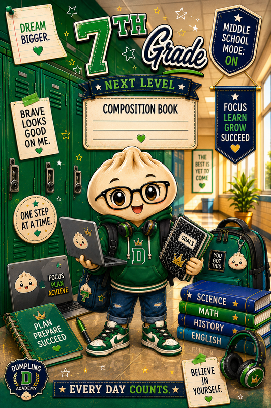 7th Grade Dumpling Academy Composition Book