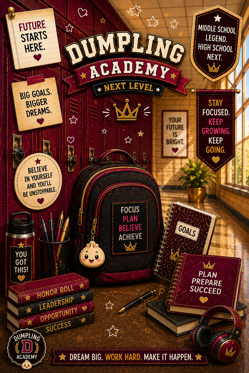 8th Grade Dumpling Academy Composition Book