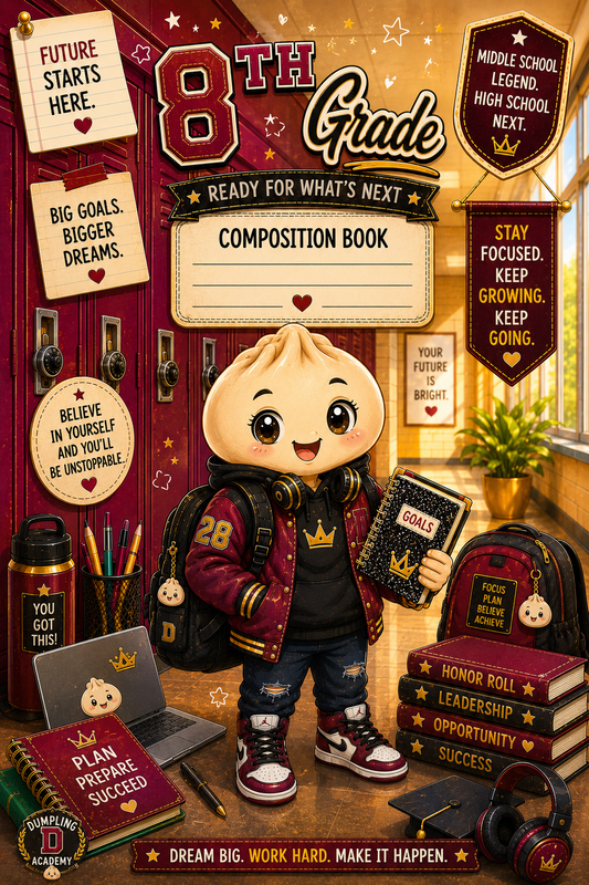 8th Grade Dumpling Academy Composition Book