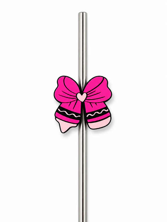 Pink Crayola Straw Topper 10mm