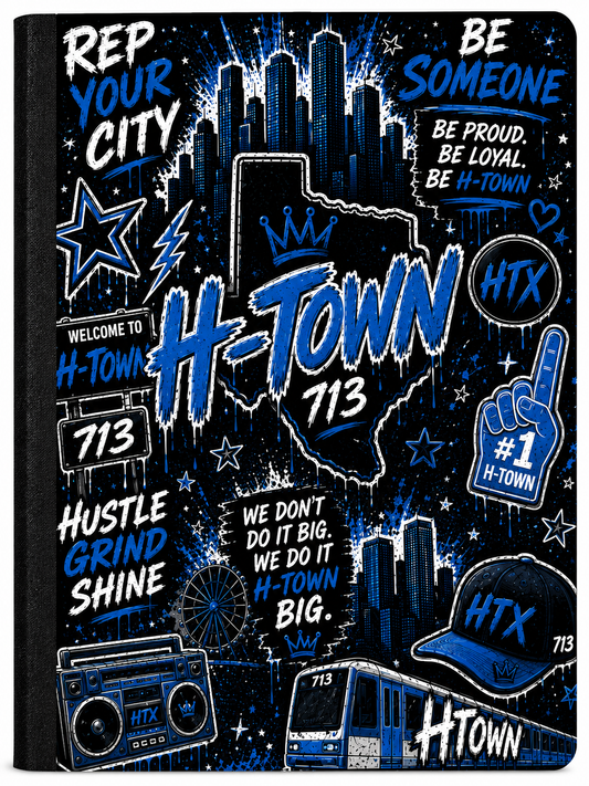 H-Town Blue Composition Book