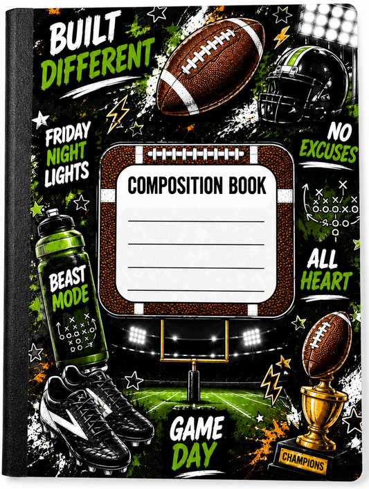 Football Composition Book