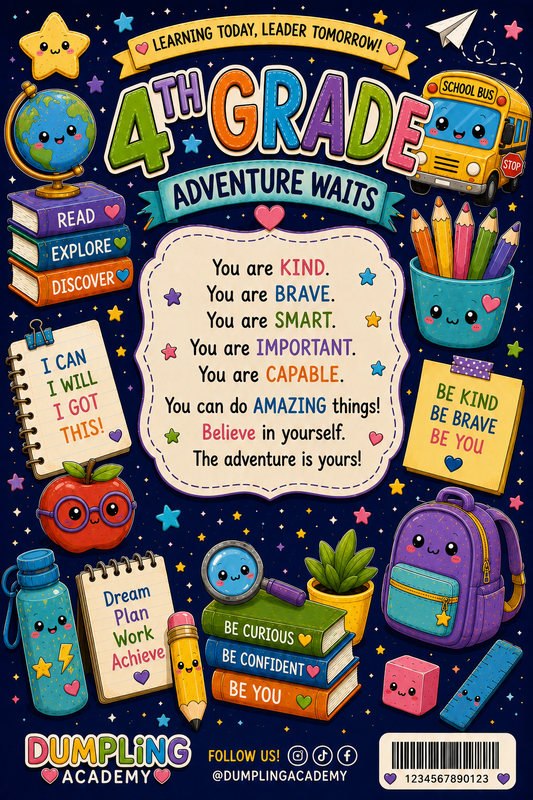 4th Grade Dumpling Academy Composition Book