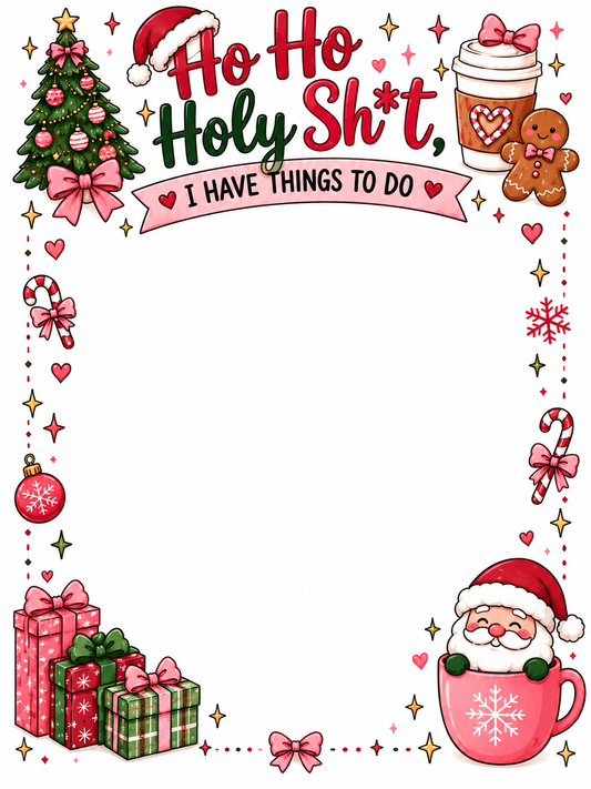 Ho Ho Holy Shit Notepad