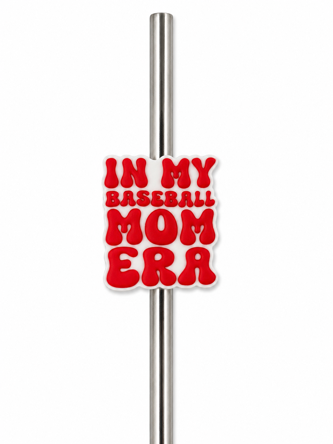 In My Baseball Mom Era Straw Topper 10mm