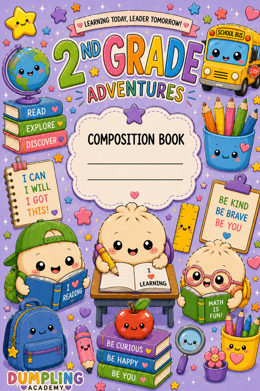 2nd Grade Dumpling Academy Composition Book
