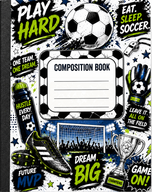 Soccer B. Composition Book