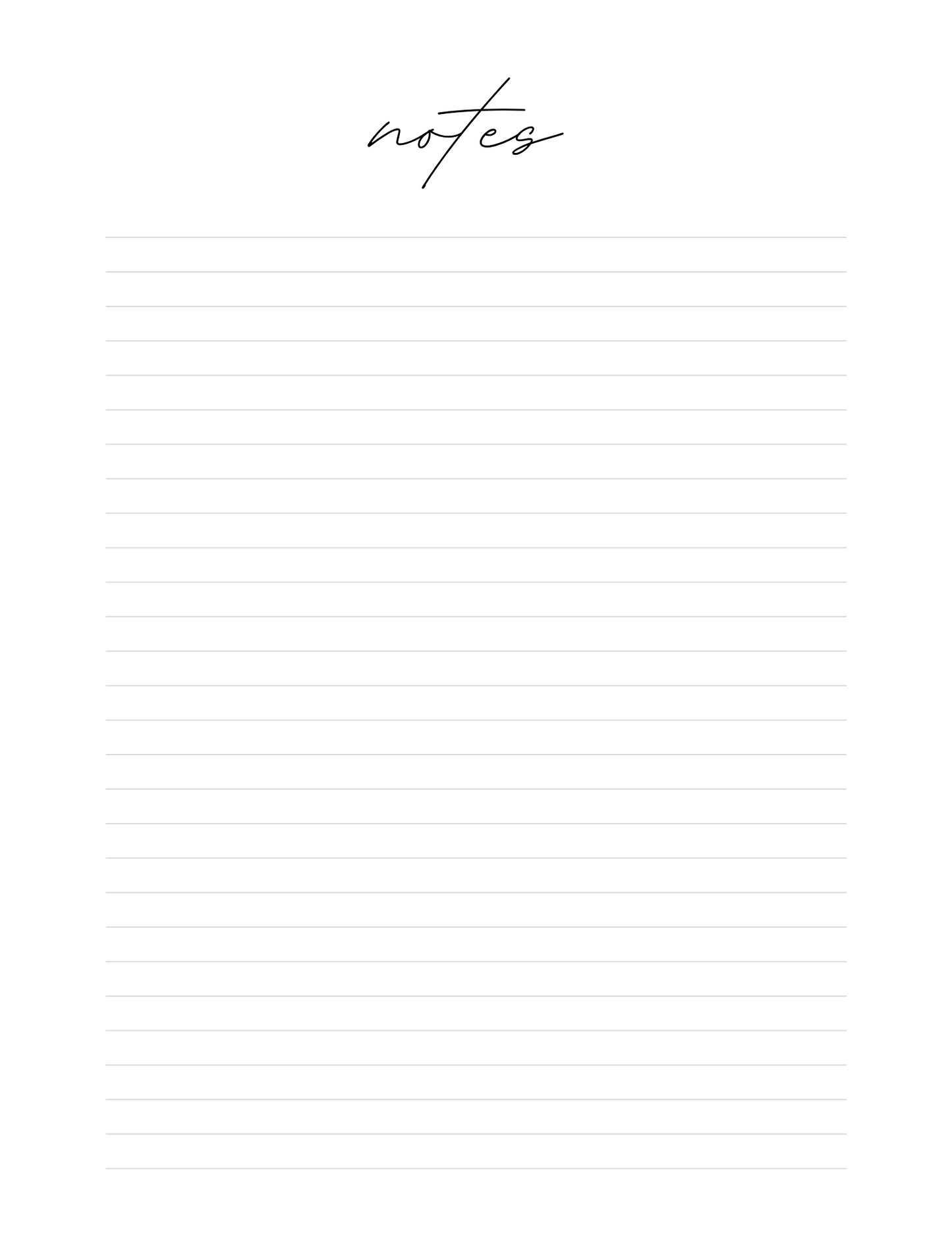 Undated Planner
