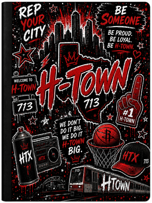 H-Town Red Composition Book