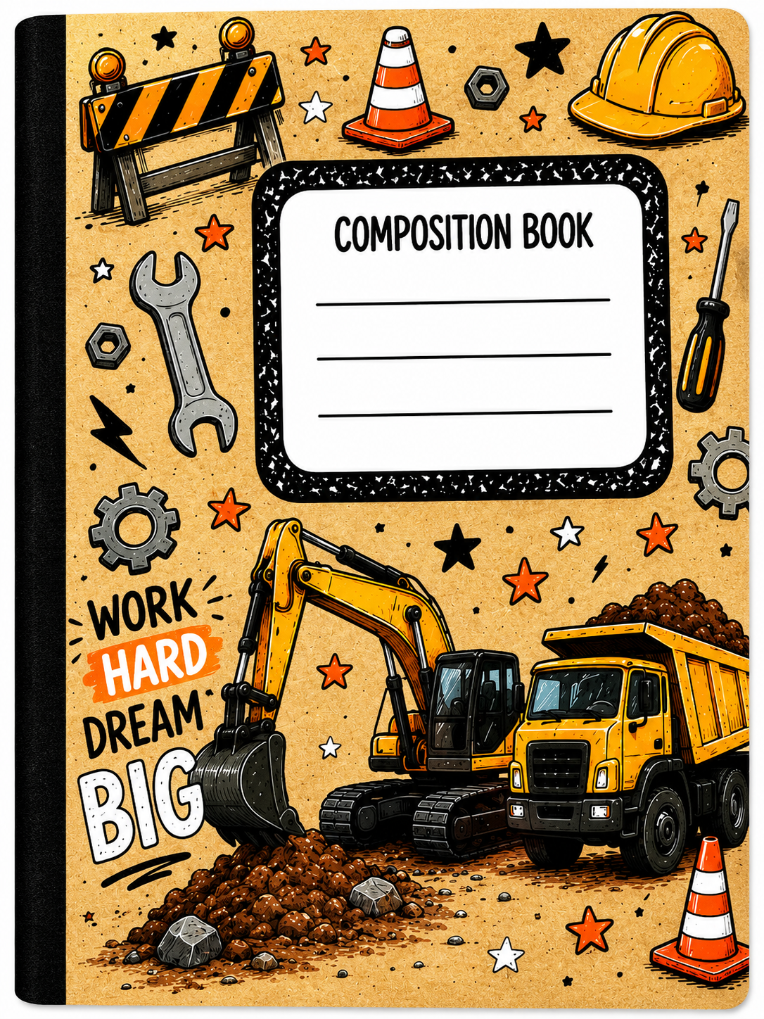 Escavators Composition Book