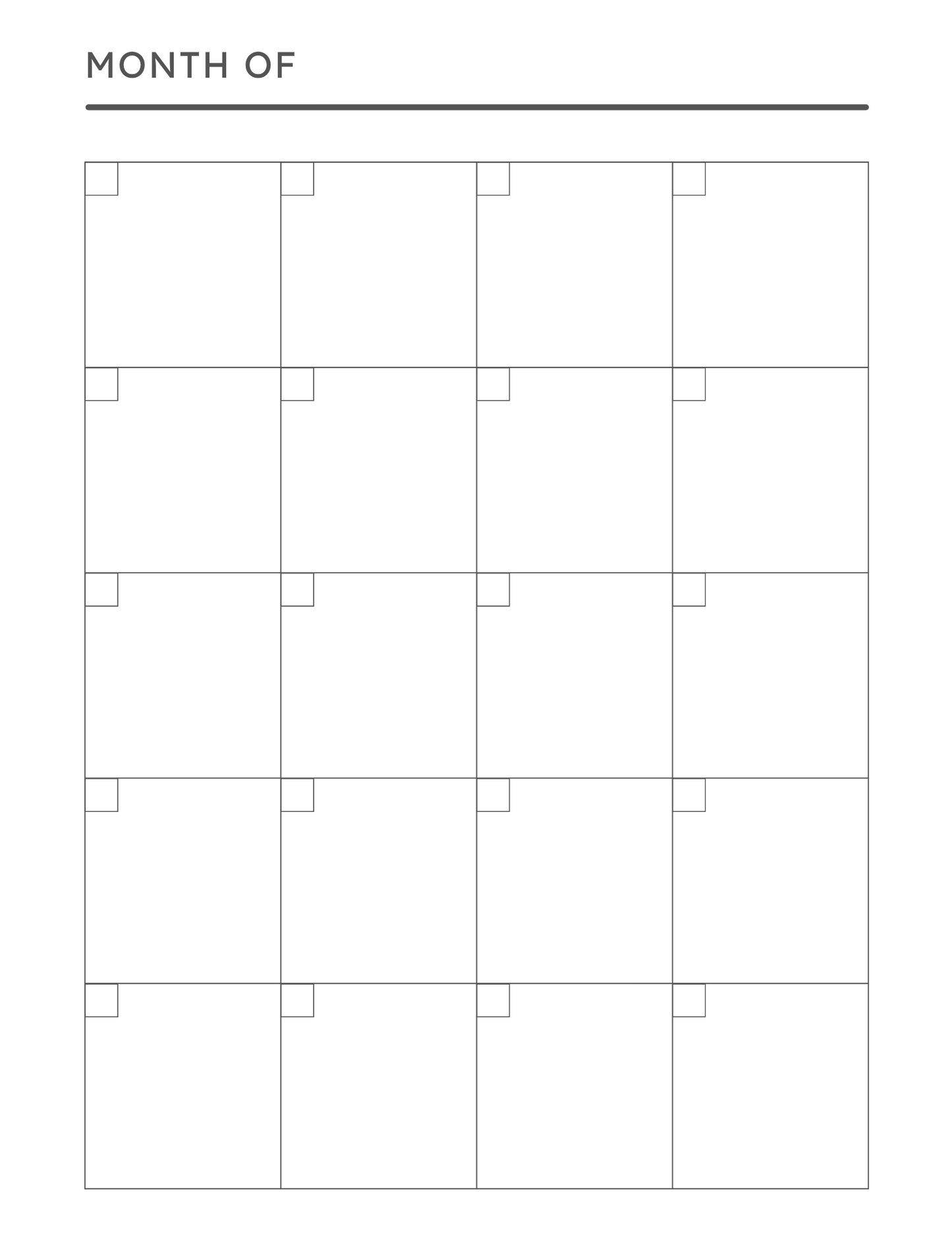 Undated Planner