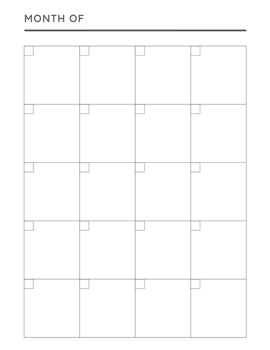 Undated Planner