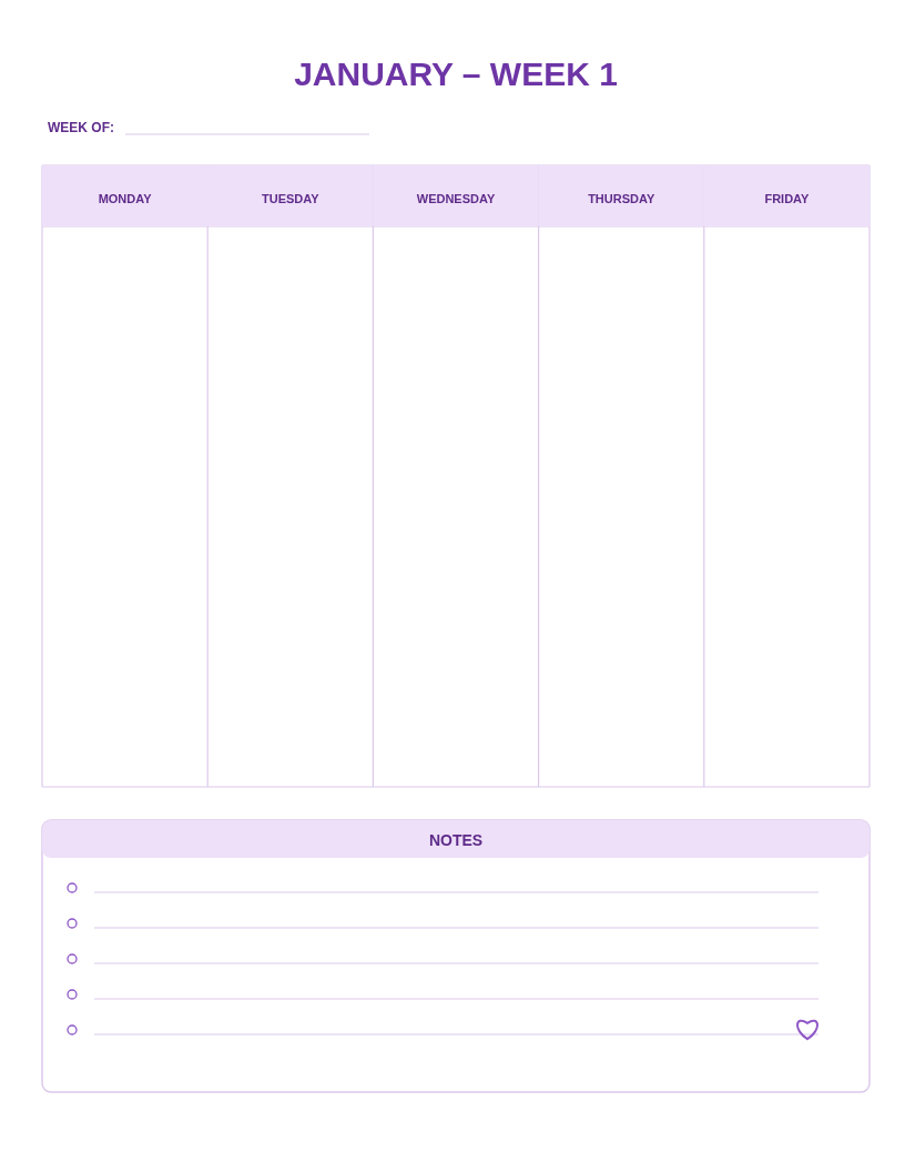Kids Planner