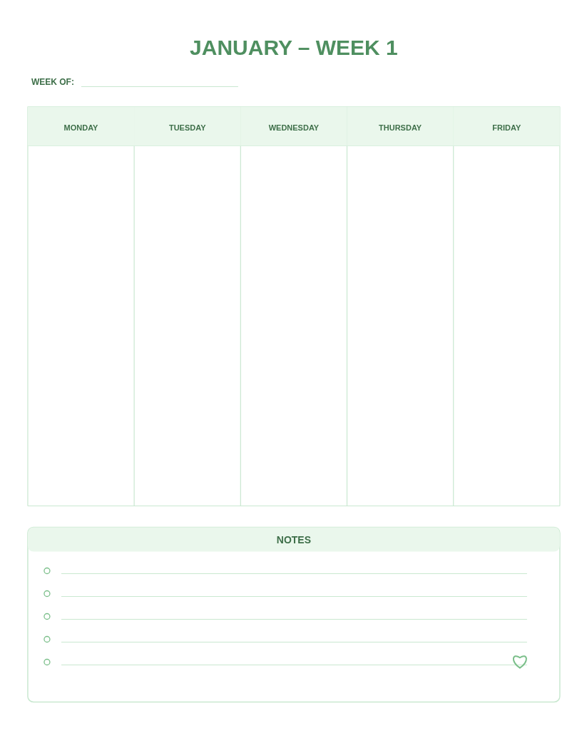 Kids Planner