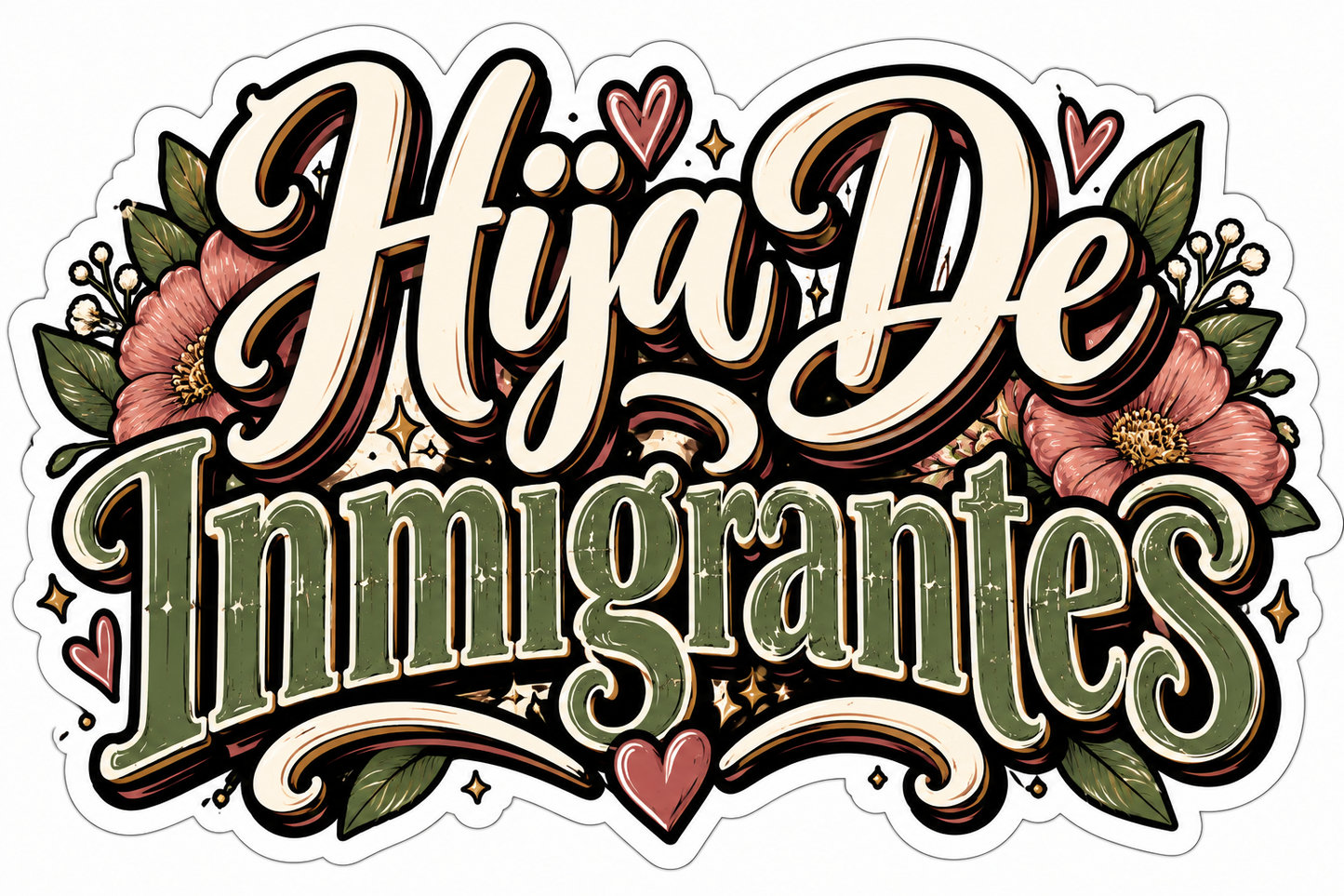 Hija De Inmigrantes Sticker