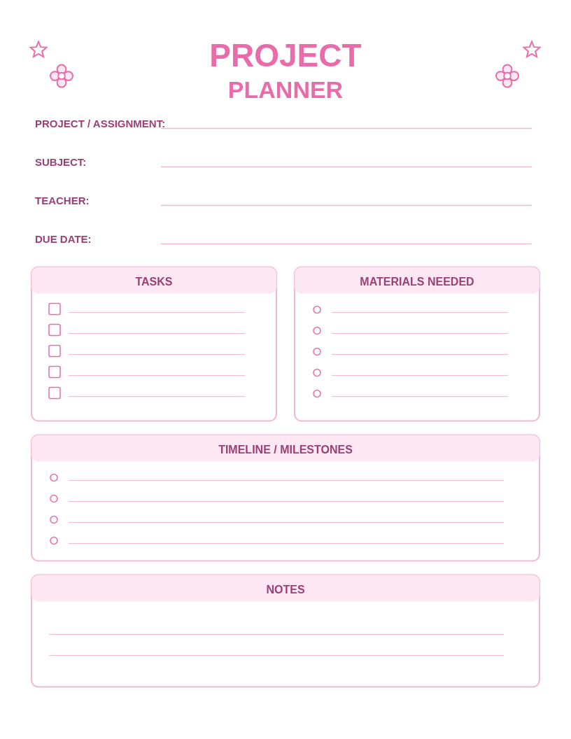 Kids Planner