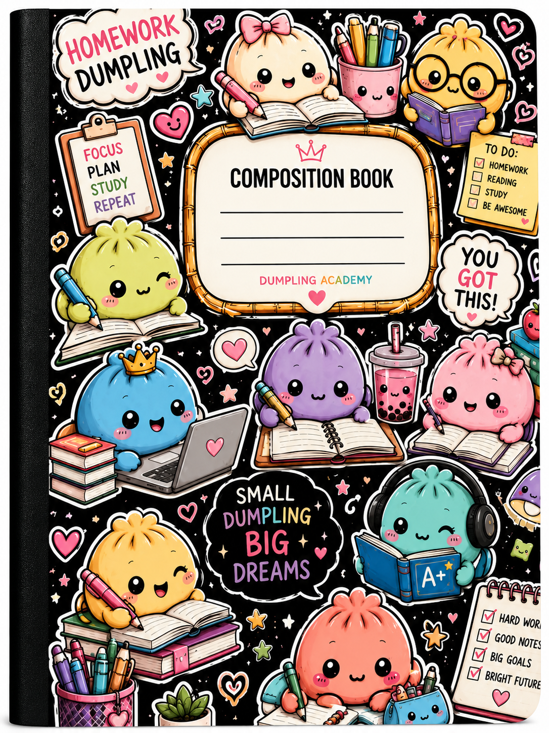 Colorful Dumplings Composition Book