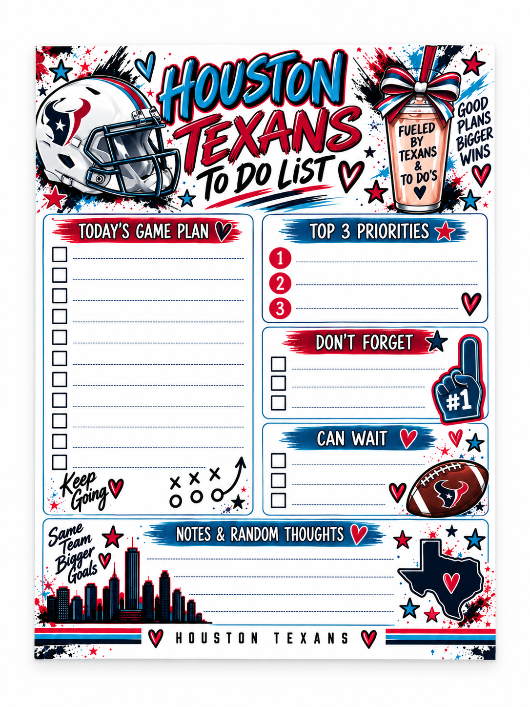 Texans To Do List