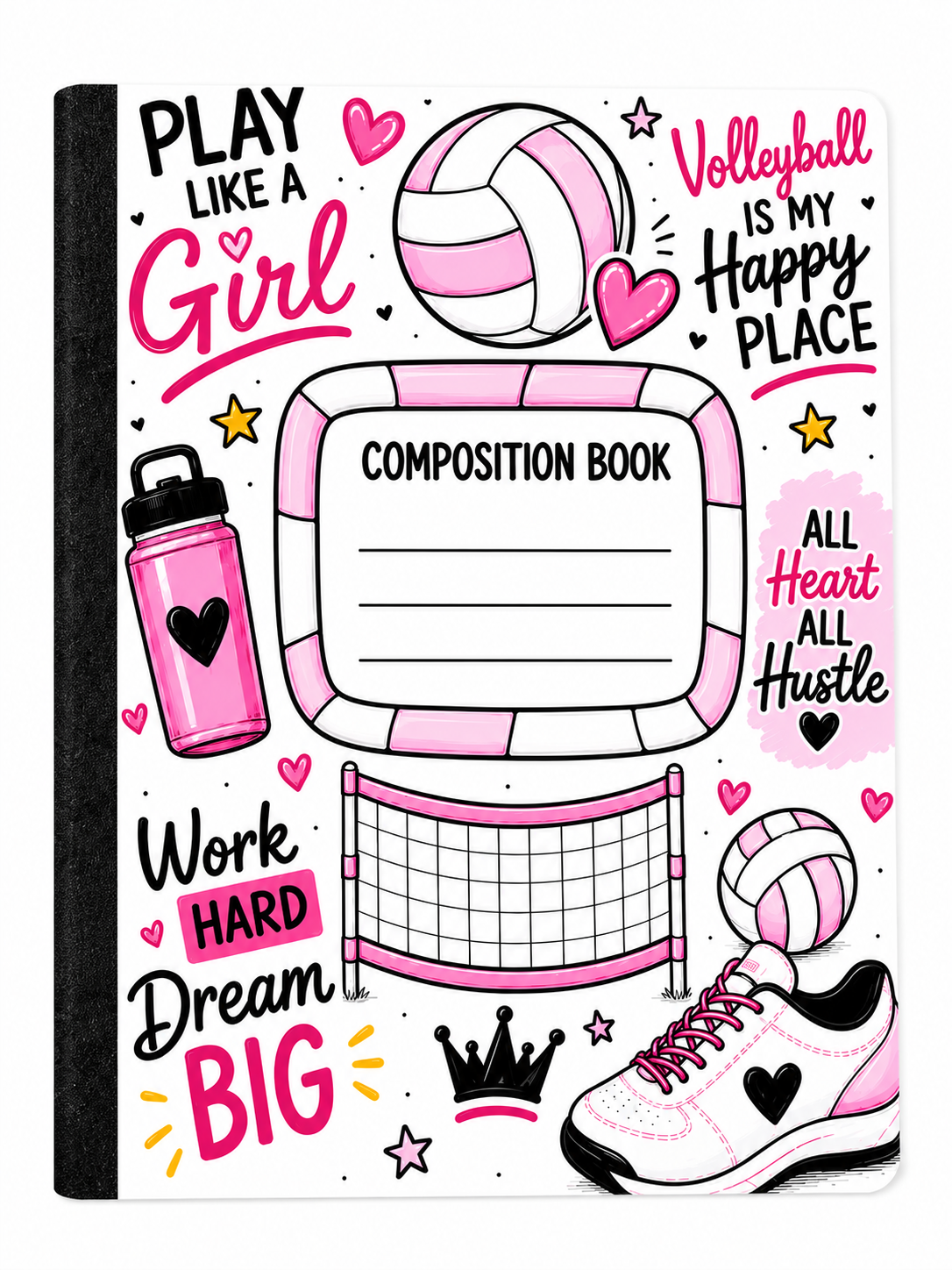 Volleyball Composition Book