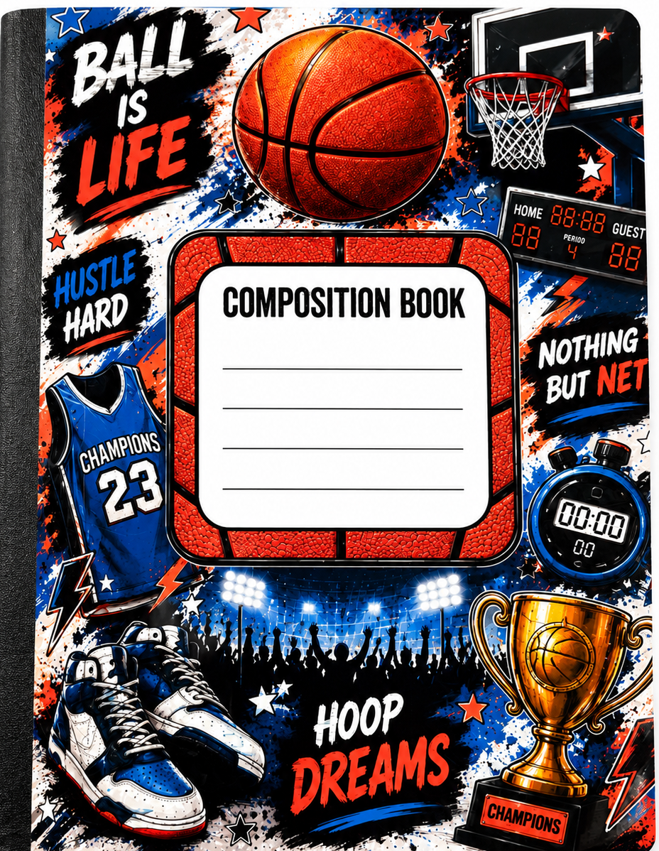 Basketball Composition Book