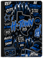 H-Town Blue Composition Book