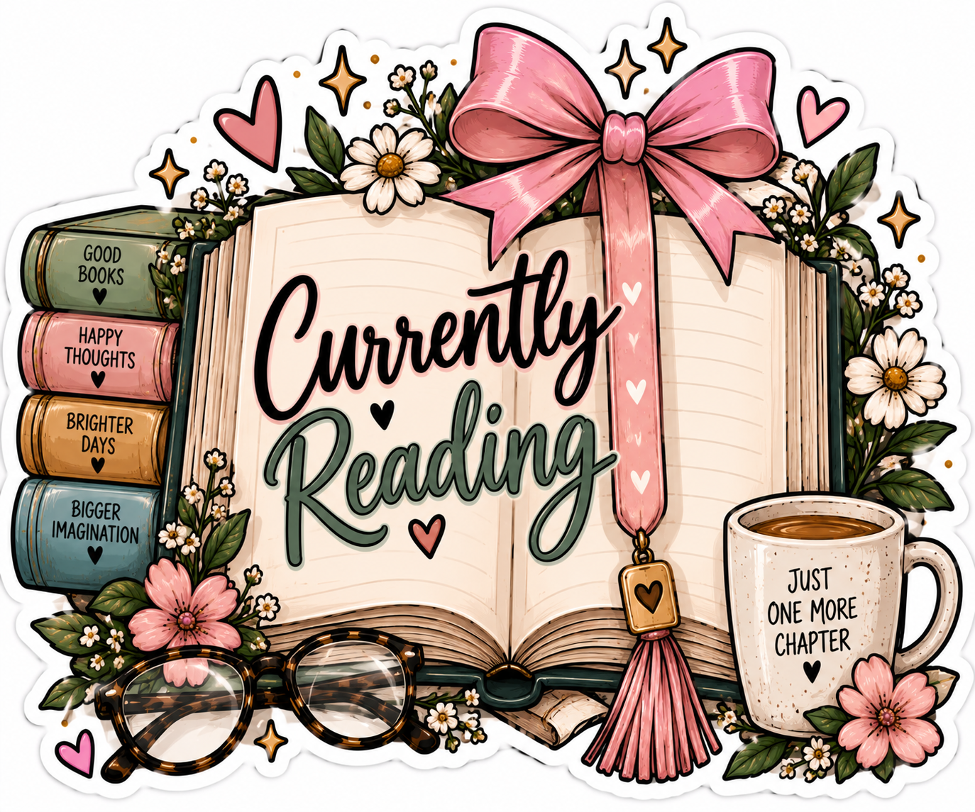Currently Reading Sticker