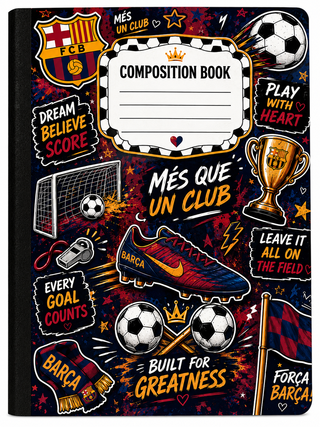 Soccer 2 Composition Book