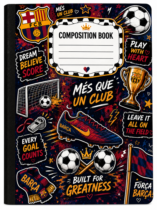 Soccer 2 Composition Book