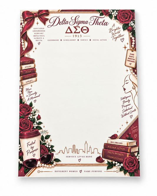Delta Sigma Theta Notepad