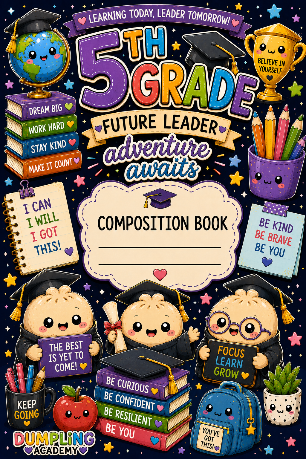 5th Grade Dumpling Academy Composition Book