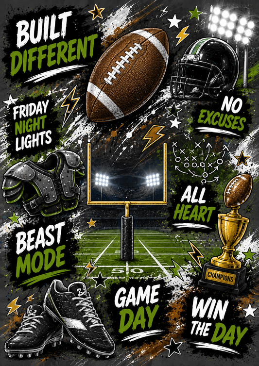 Football Peel and Stick