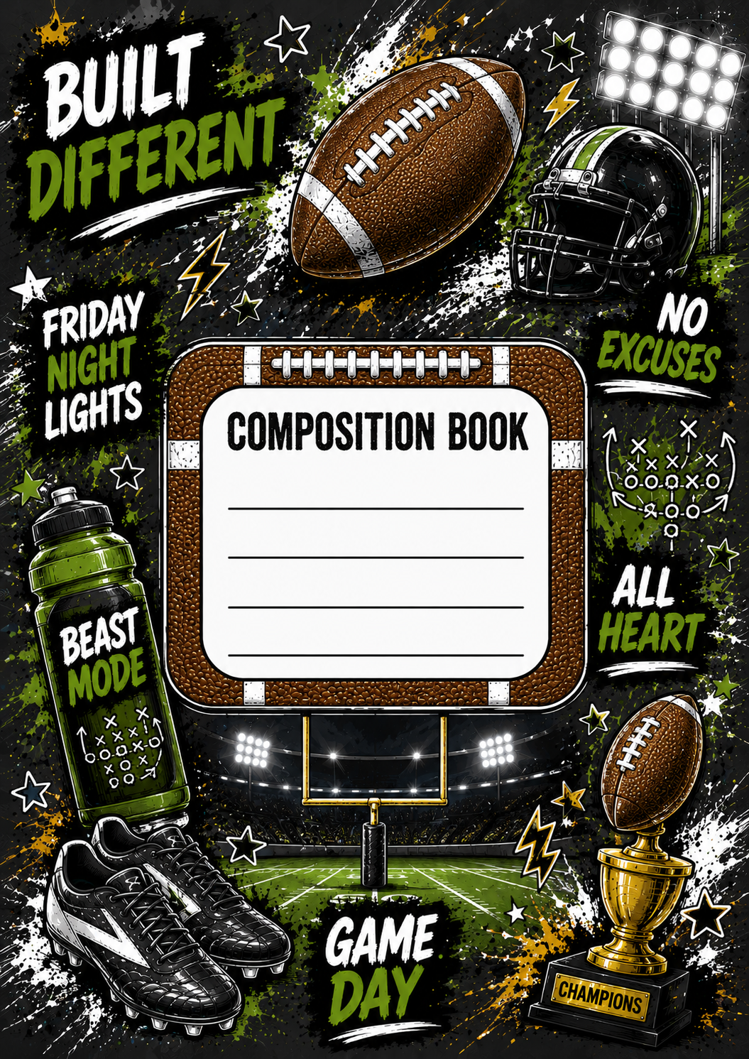 Football Peel and Stick