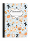 Halloween Blue Pastel Composition Book