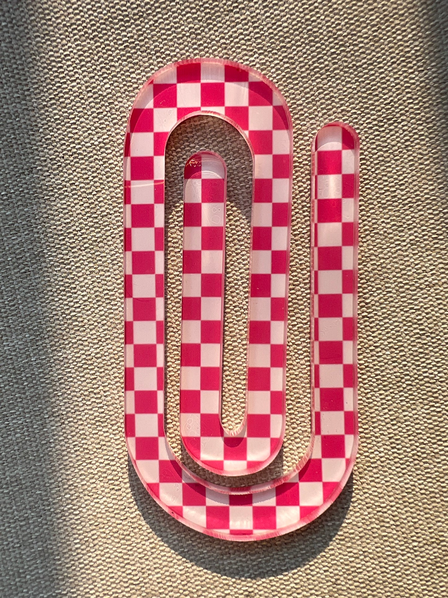 Checkered Jumbo Paperclip