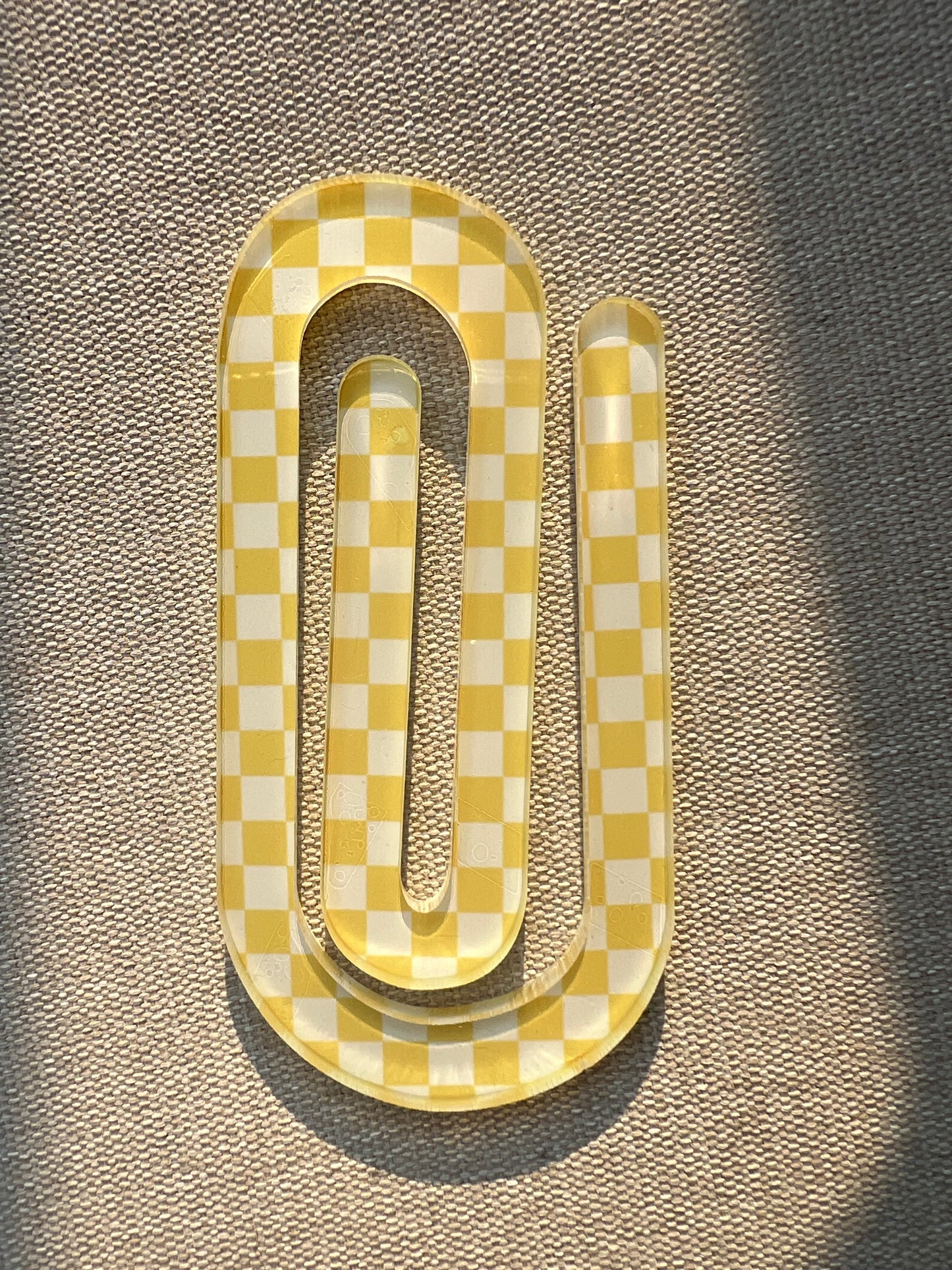 Checkered Jumbo Paperclip