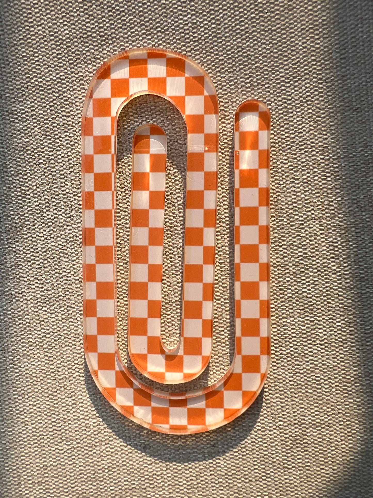 Checkered Jumbo Paperclip