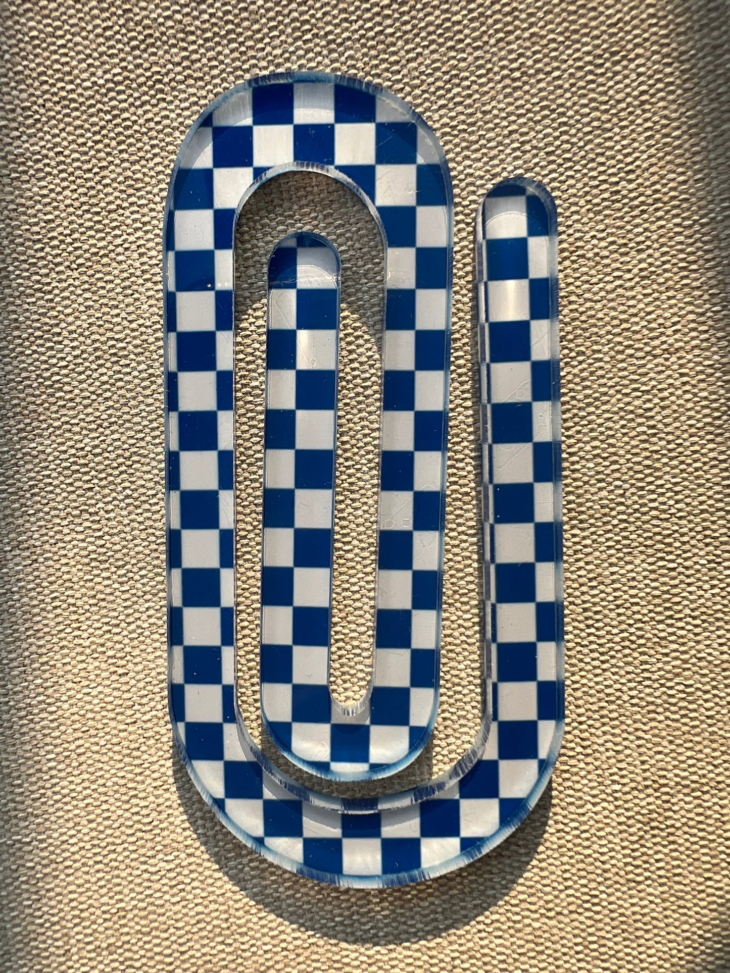 Checkered Jumbo Paperclip