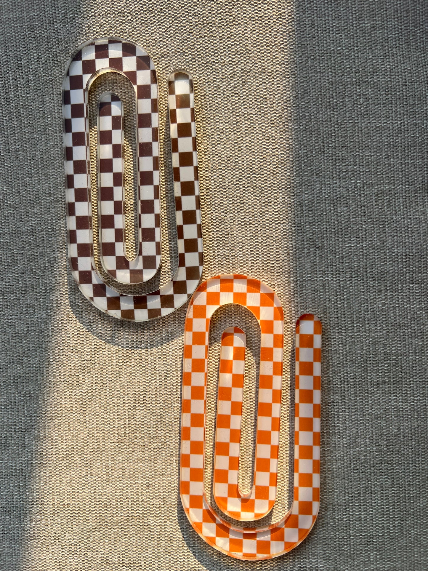 Checkered Jumbo Paperclip