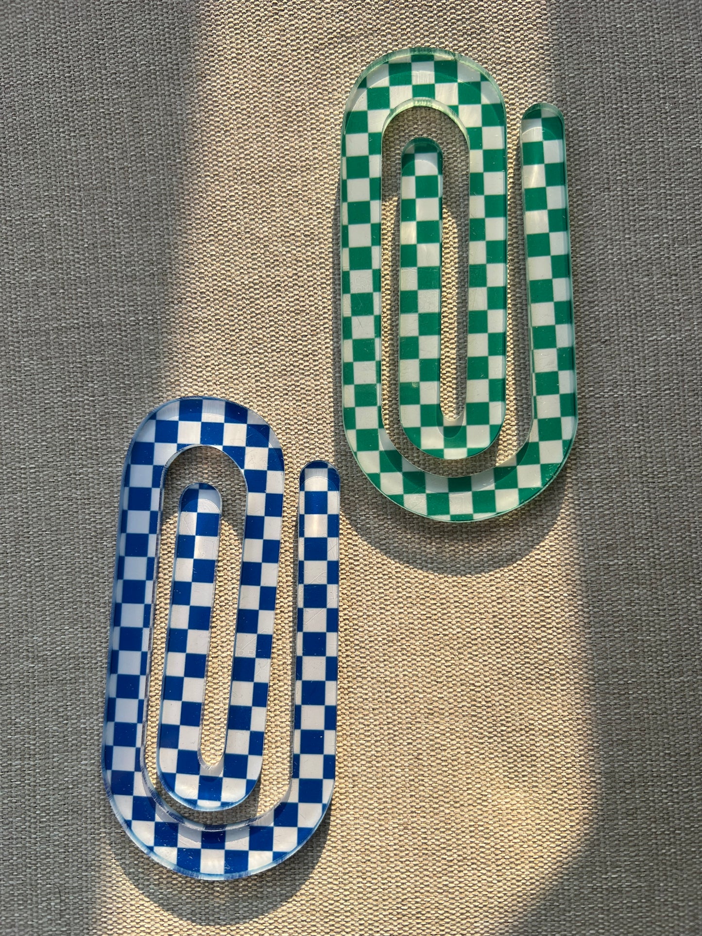 Checkered Jumbo Paperclip