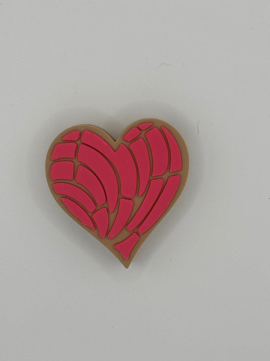 Heart Concha Straw Topper 10mm