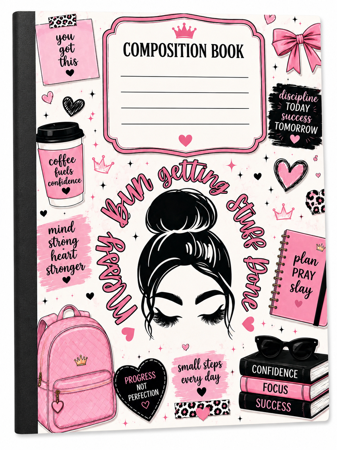 Messy Bun Composition Book 1