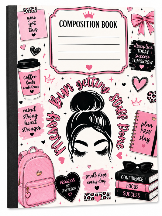 Messy Bun Composition Book 1