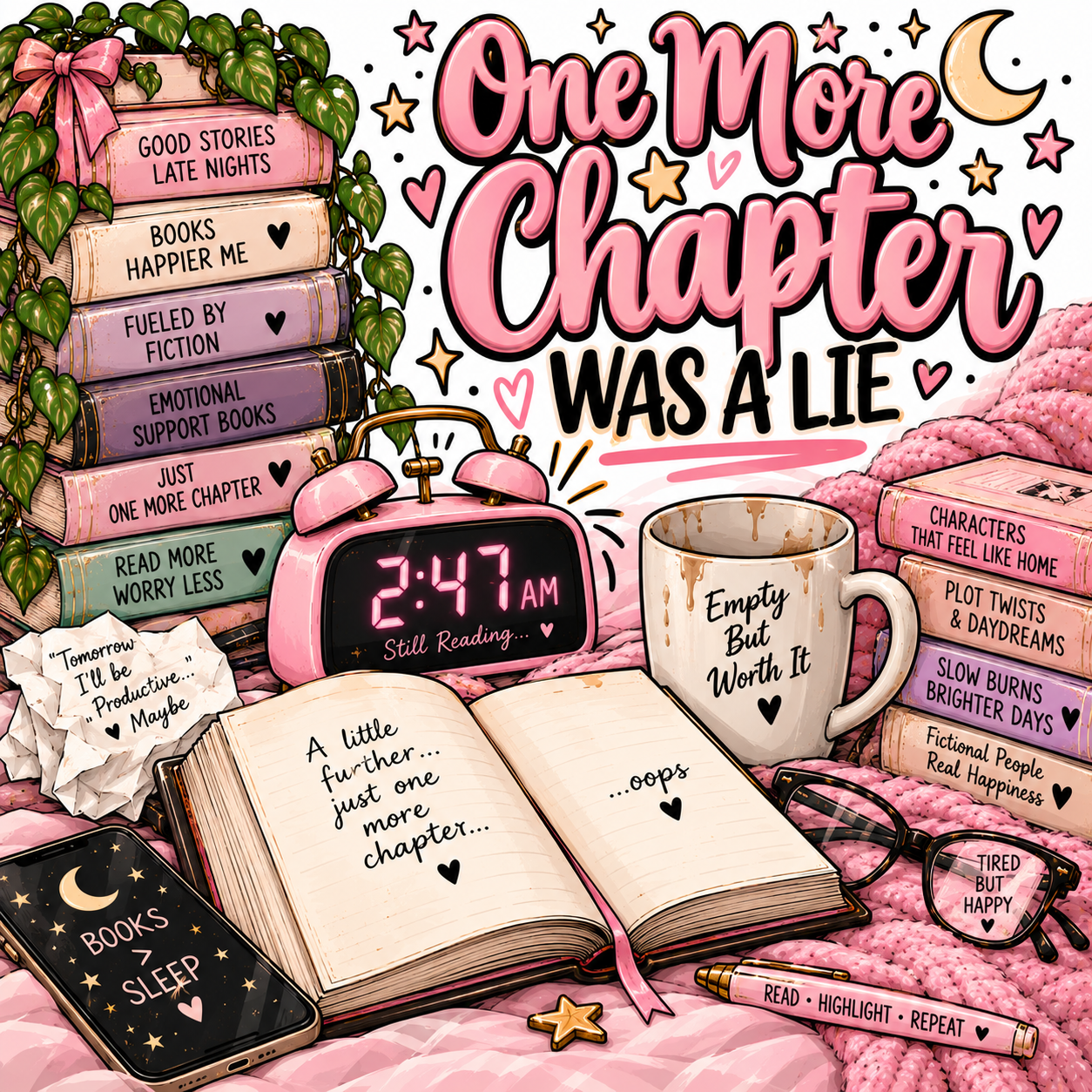 One More Chapter Was A Lie Sticker