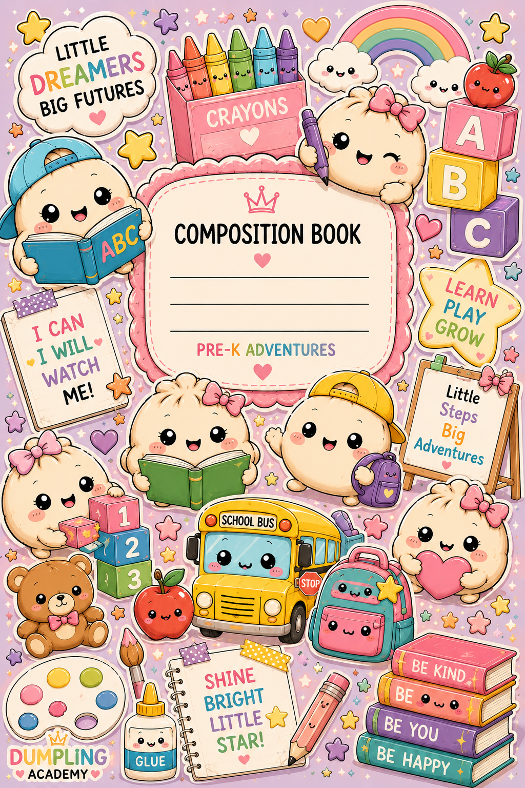 Pre-K Dumpling Academy Composition Book