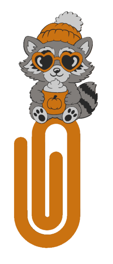 Raccoon Paperclip