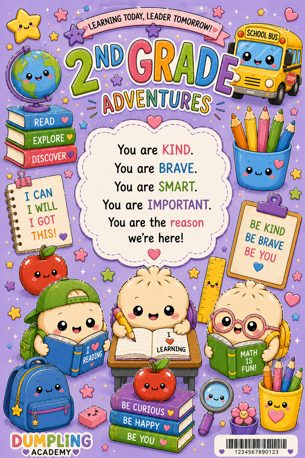 2nd Grade Dumpling Academy Composition Book