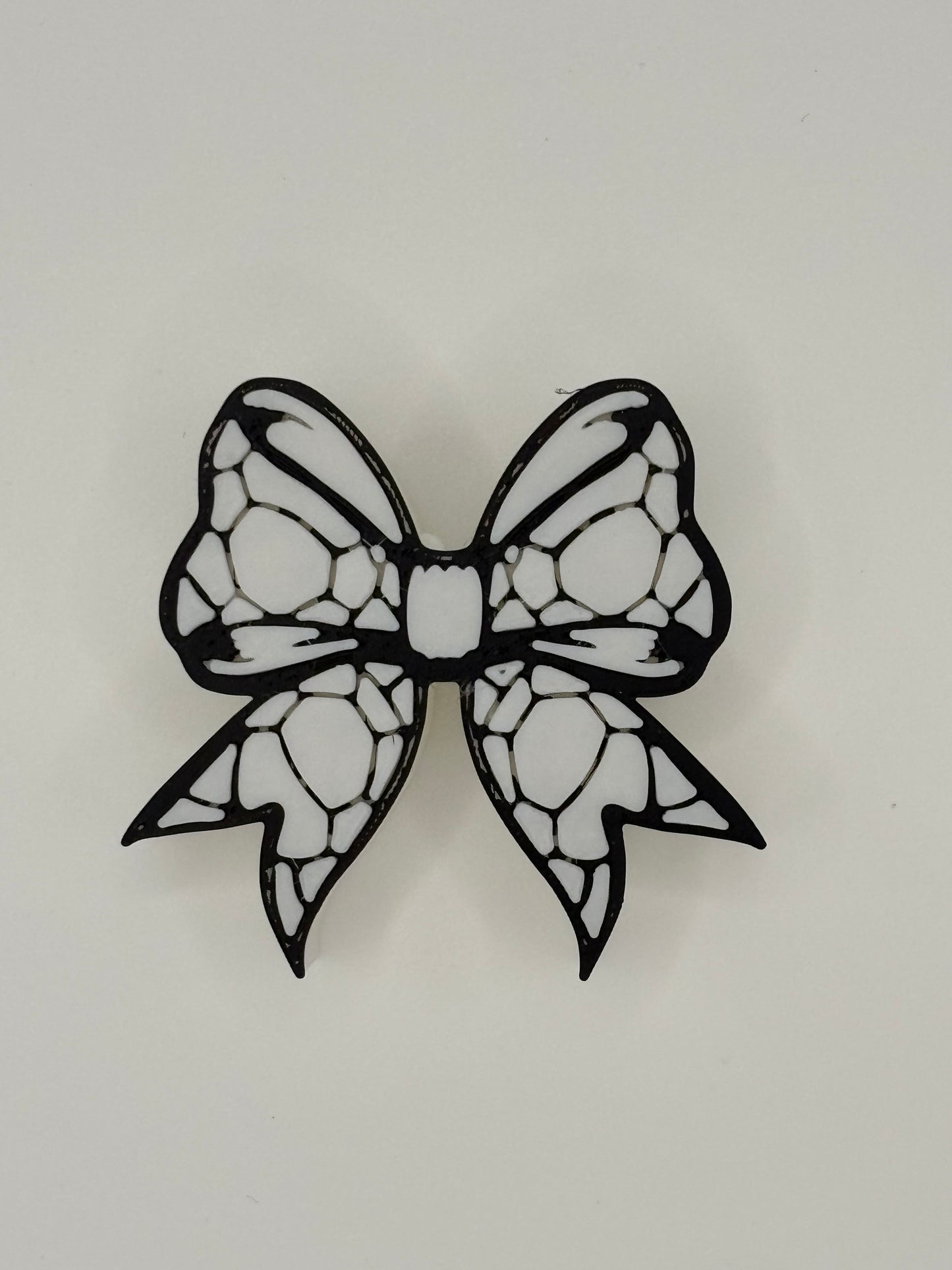 Soccer Bow Straw Topper 10mm