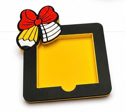 Pencil Paper Bow Sticky Note Holder
